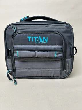 Titan Deep Freeze Expandable Lunch Box with Thermal Insulation - Grey